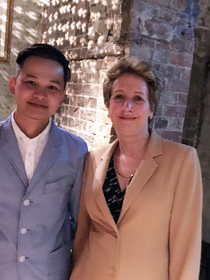 Francis Gan, Senior Marketing Manager, The Library, and Sally Morgan, The Unique Tourism Collection