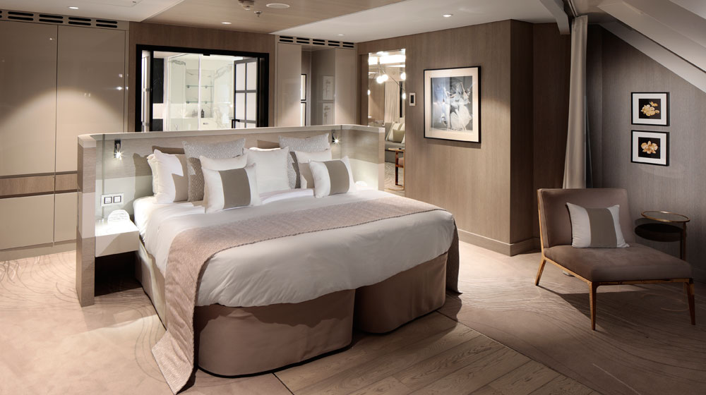 Celebrity Cruises &copy Celebrity Edge Iconic Suite - Master Bedroom