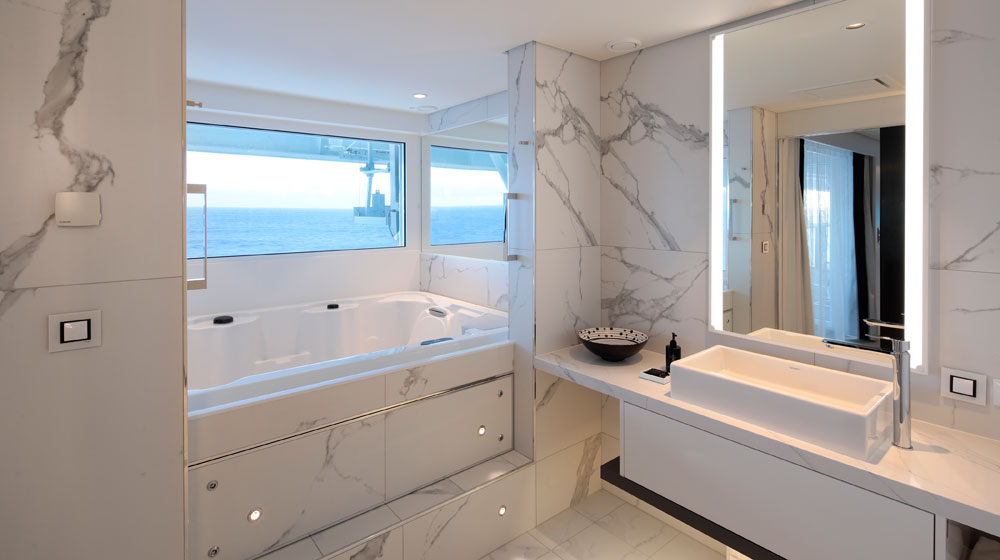Celebrity Cruises &copy Celebrity Edge Penthouse Suite - Bathroom