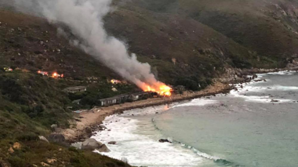Tintswalo Atlantic's fire on 5 February 2019 | Image credit: Ishani Chetty