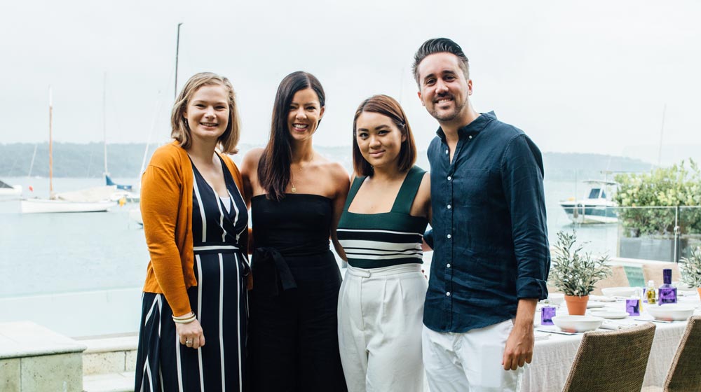 Nadine Koszler, Head of Marketing at Eurail (left) with Australian appointed agency representatives from Example; Rebecca Gibbs, Director; Lea Nguyen, Publicist and Andrew Cavallaro, Head of Marketing.
