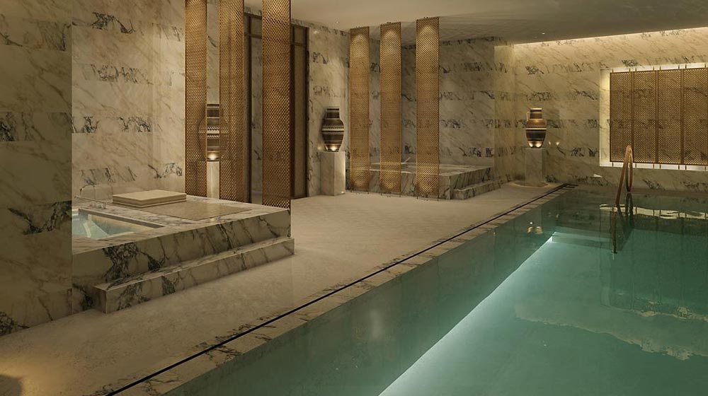Mandarin Oriental Doha Indoor Pool and Spa