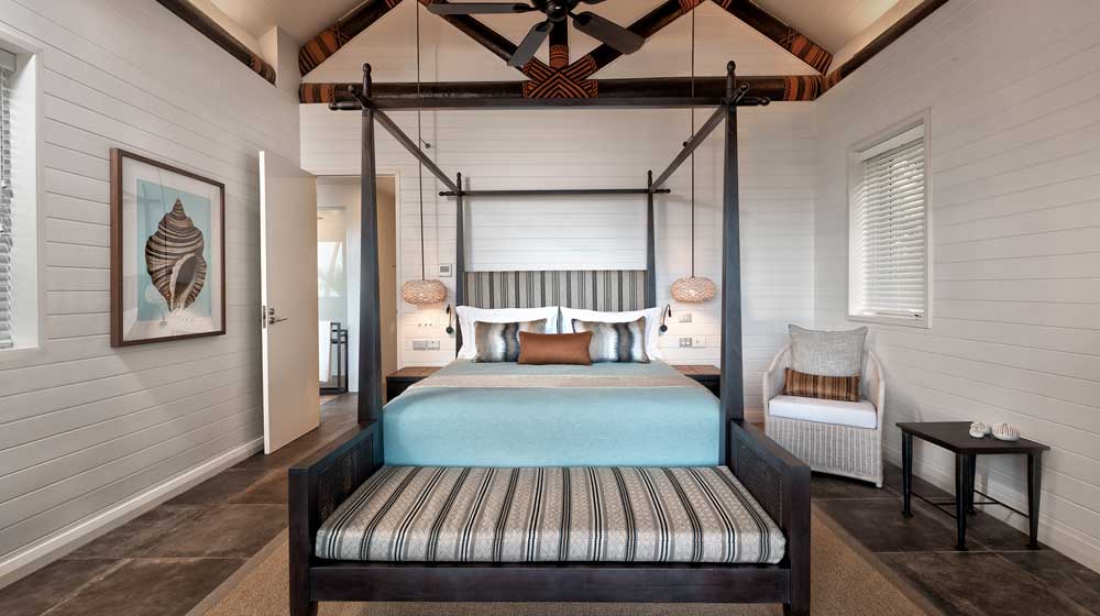 Nanuku Auberge Beachfront Villa | Two-Bedroom Master bedroom