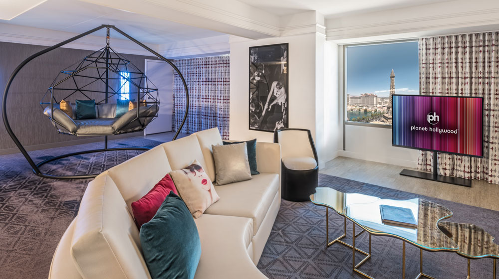 BLVD Suite Living room, Planet Hollywood