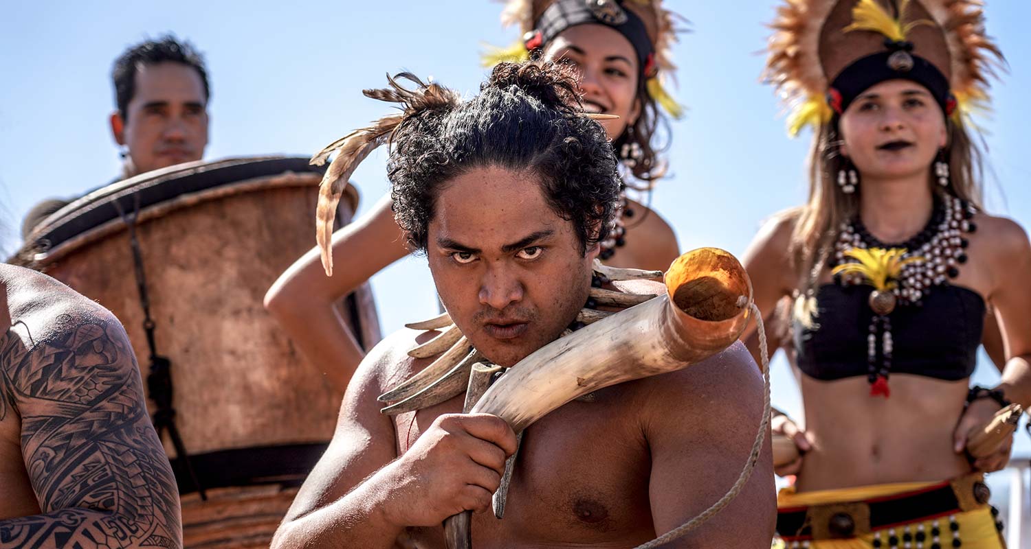 Dancers onboard Aranui 5