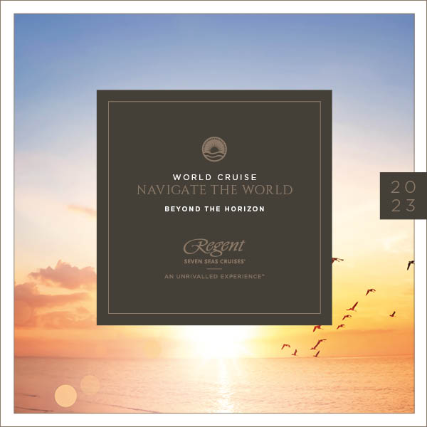 Regent 2023 World Cruise brochure