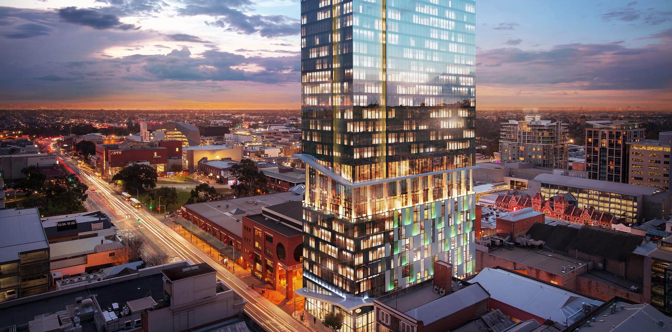 Artist Impression: Sofitel Adelaide Exterior