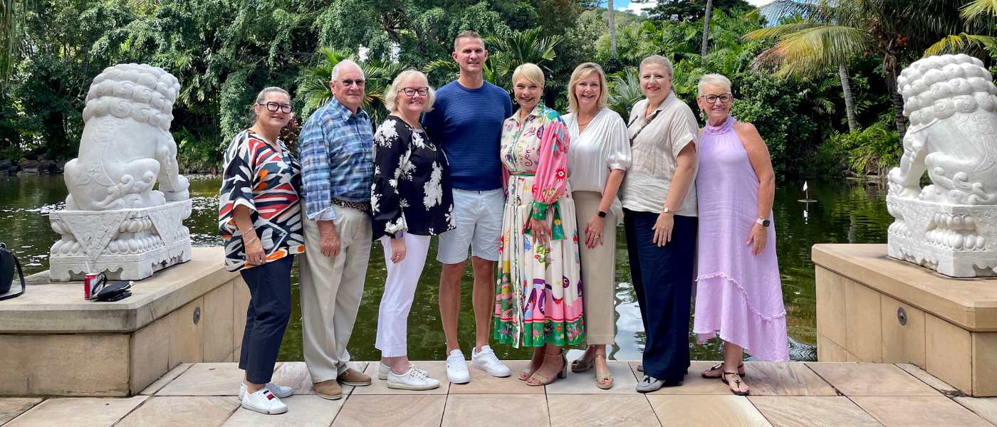 Founding members of Luxury Travel Collection with Nikki Glading.